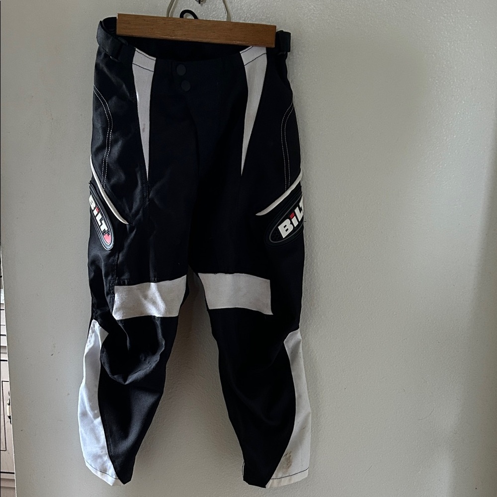 Kids Black and White Bottoms